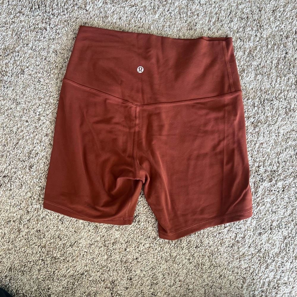 lululemon athletica Brown Bike Shorts for Versatile Comfort